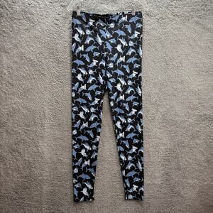 BlackMilk Women's XL Shark Leggings Comfort Fun Unique EUC